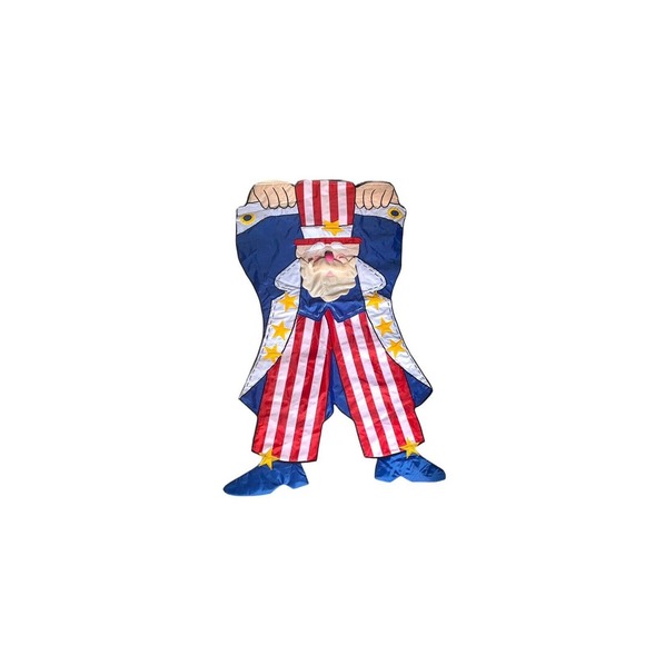 FLAG Banner Patriotic Uncle Sam Double Sided 4th of July United States 44" X 24" - Picture 3 of 5